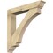Ekena Millwork Imperial Traditional Rough Sawn Bracket w/ Offset Brace, Douglas Fir, 8"W x 48"D x 48"H BKT0806X48X48IMP01RDF - alternate 1